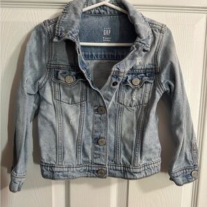 GAP Kids Faded Blue Jean Jacket